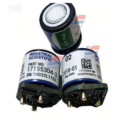 Il sensore di ossigeno YJJ 17155304-3 0-25% VOL è utilizzato per il rivelatore di gas di diffusione Ventis Pro4/5