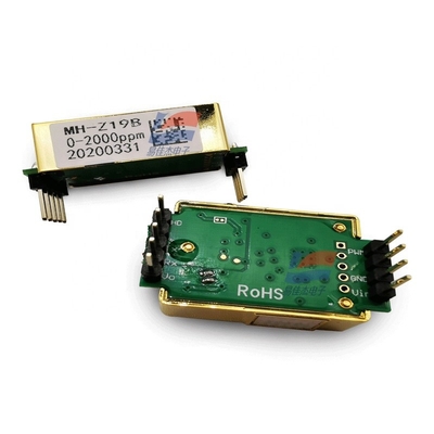 Uscita del sensore PWM del gas dell'anidride carbonica di MH-Z19B, modulo PIN Connected Analog del sensore di CO2 di NDIR