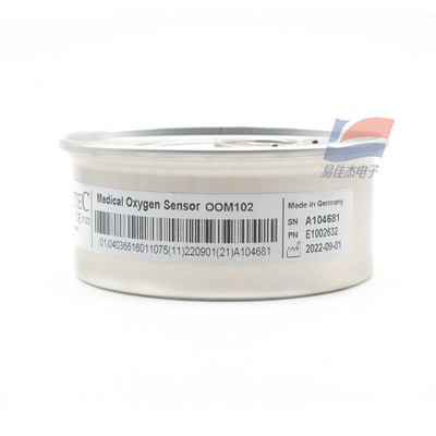 YJJ OOM102-1 OOM102 Sensore di ossigeno elettrochimico Batteria di ossigeno Sistema di anestesia medica Respiratore