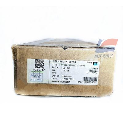 Sensore piroelettrico della serie YJJ PYS3228 Detettore piroelettrico a doppio canale a infrarossi con filtro