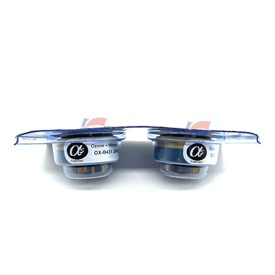 OX-B431 Sensore di gas elettrochimici Sensore di ozono e sensore di anidride nitrogena Sensore di O3 e sensore di NO2 Sensore di bassa sensibilità al SO2 e di ripetibile sensibilità al NO2 incluso il monitoraggio delle emissioni