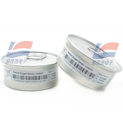 YJJ OOM201 0-100% Concentrazione di ossigeno Sensore di ossigeno Batteria di ossigeno viene utilizzata in apparecchiature respiratorie per anestesia